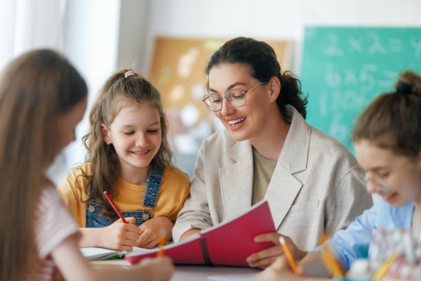 Students learning